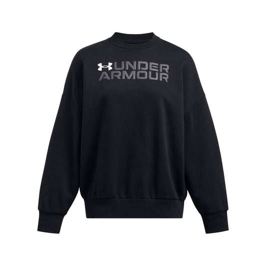 Дамска блуза UA RIVAL FLEECE WORDMARKOS CREW