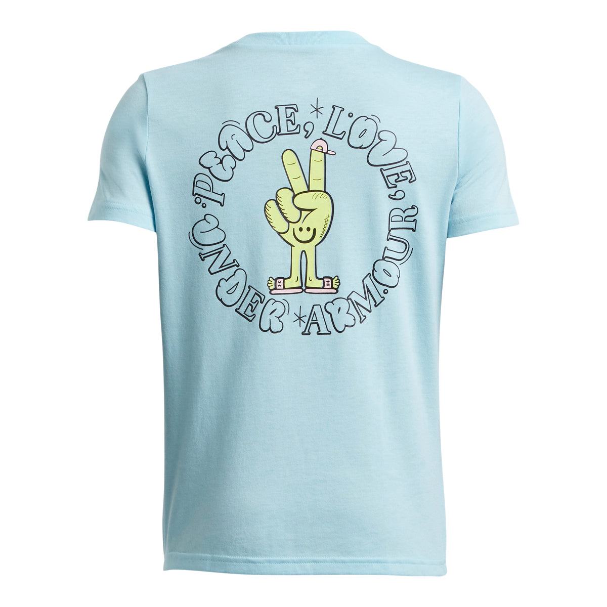 Детска тениска UA B PEACE LOVE UA SS