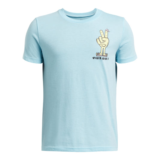 Детска тениска UA B PEACE LOVE UA SS
