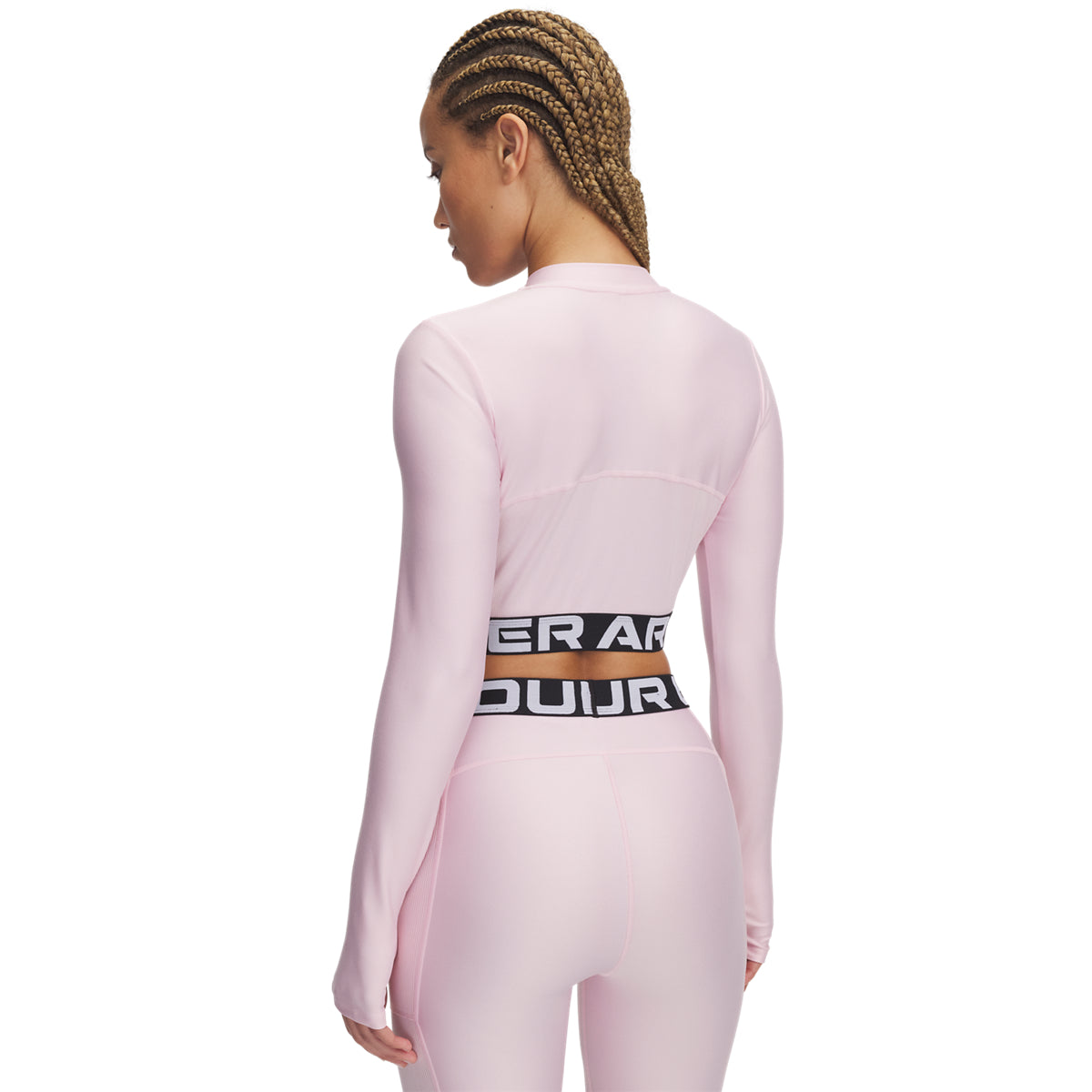 Дамски топ UA Heatgear Rib 1/4 ZIP LS