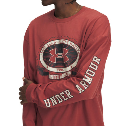 Мъжка блуза UA M HWT Crest Logo LS MFO
