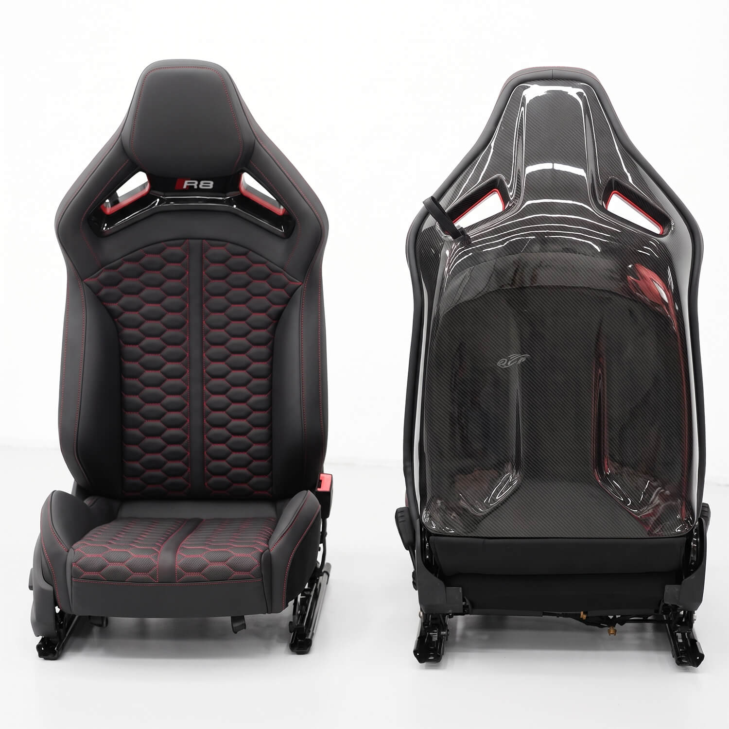 ALLPOWER RS Sport – Спортни карбонови седалки с Carbon Fiber гръб за Audi RS
