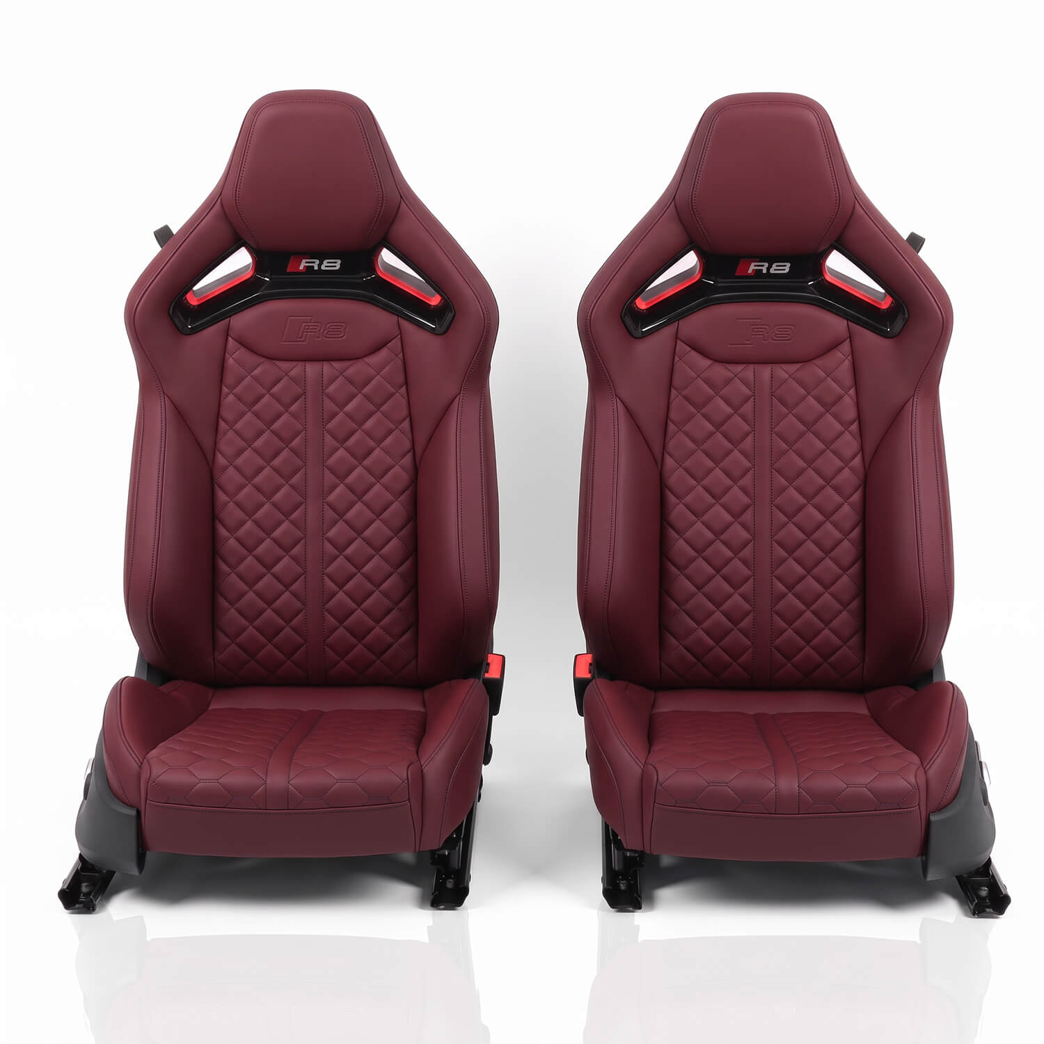 ALLPOWER RS Carbon – Луксозна Racing спортна седалка с карбонови панели и кожа за Audi