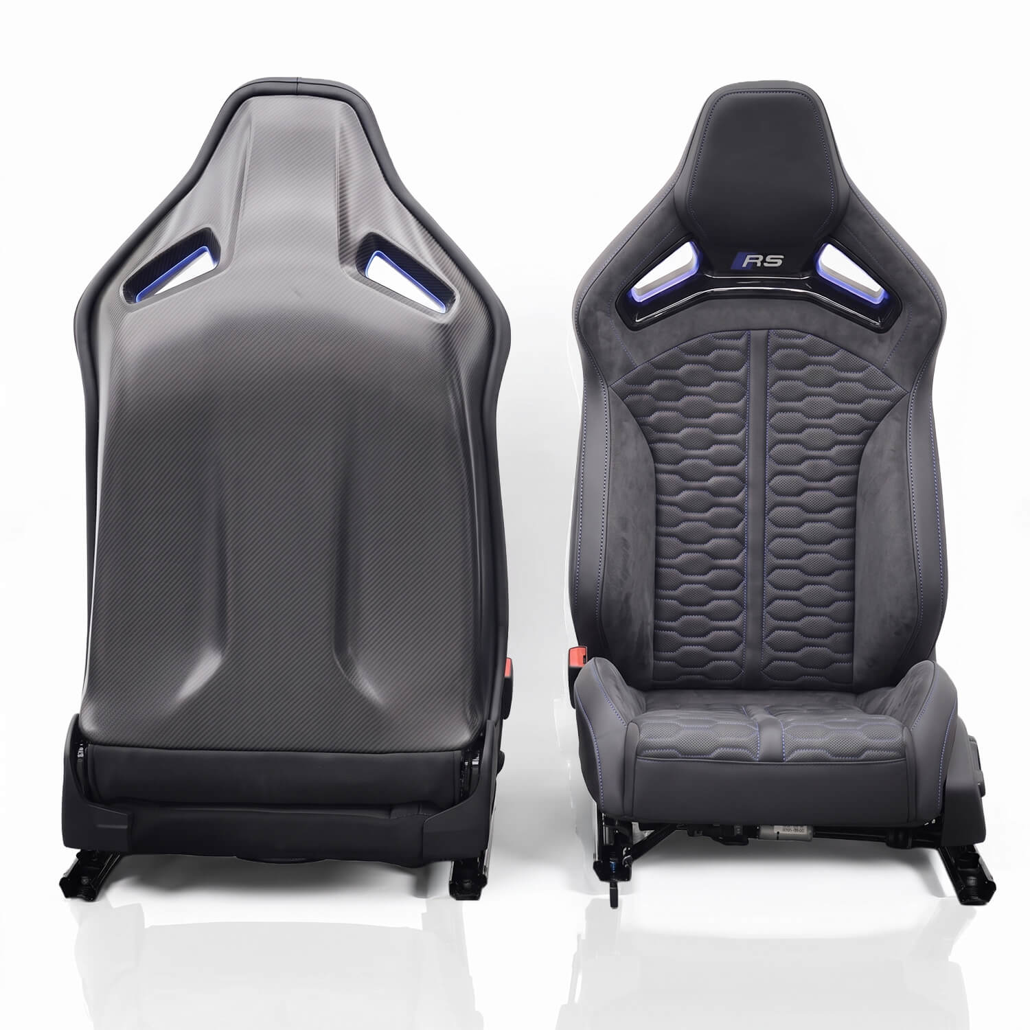 ALLPOWER RS Carbon – Спортна карбонова седалка с кожа за Audi RS