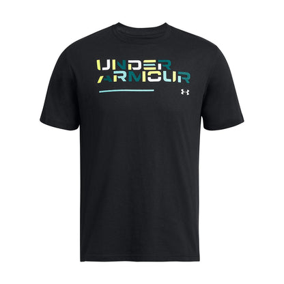 Мъжка тениска UA Colorblock Wordmark SS *