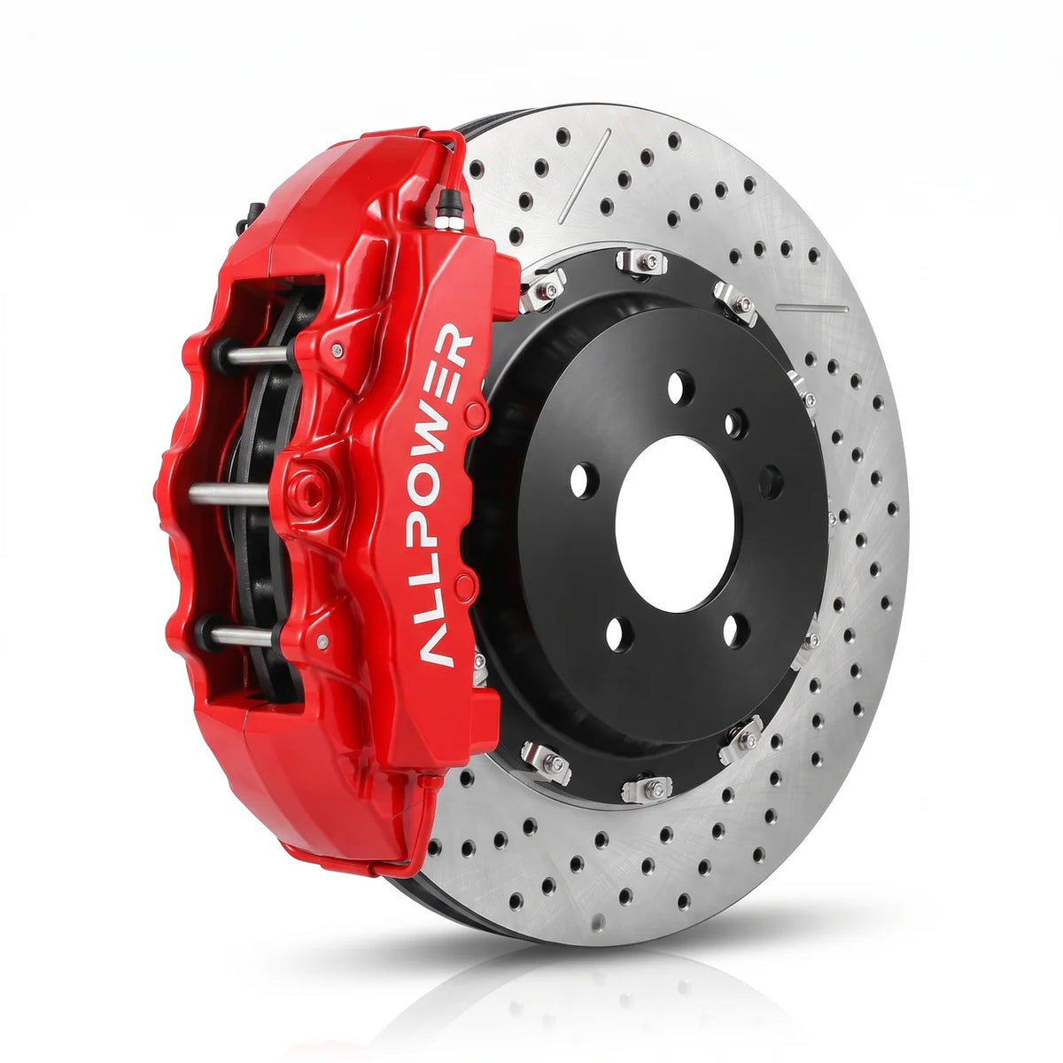 ALLPOWER RACING GT8 — 8-бутален кован мотоспорт Big Brake Kit, предна ос (355–405 mm)