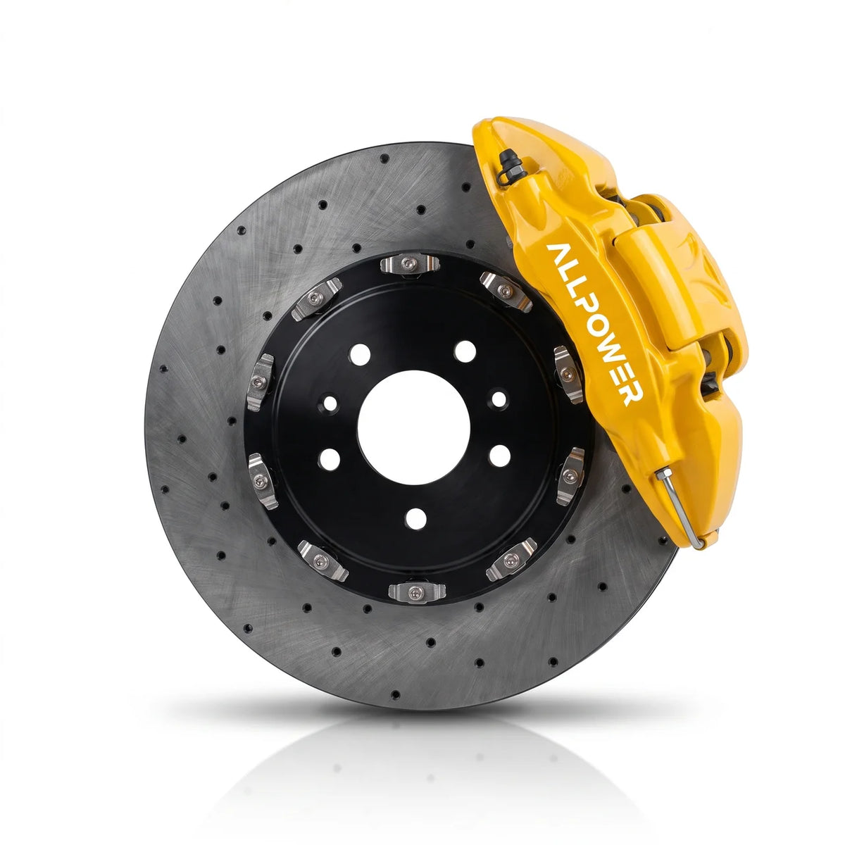 ALLPOWER RACING DT48 — 4-бутален заден Big Brake Kit с интегрирана електронна ръчна (EPB), 380 mm