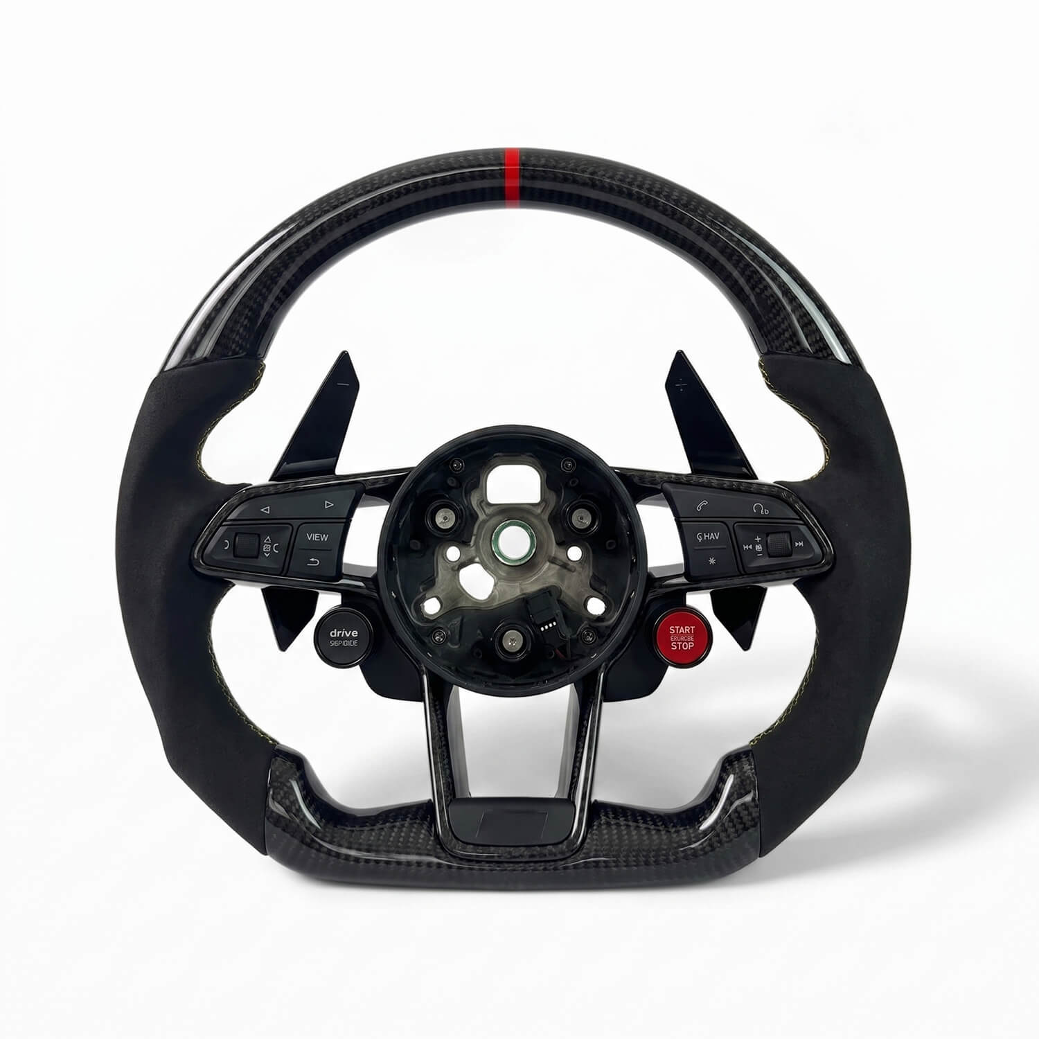 ALLPOWER Performance – Карбонов волан с Alcantara и Paddle Shifters