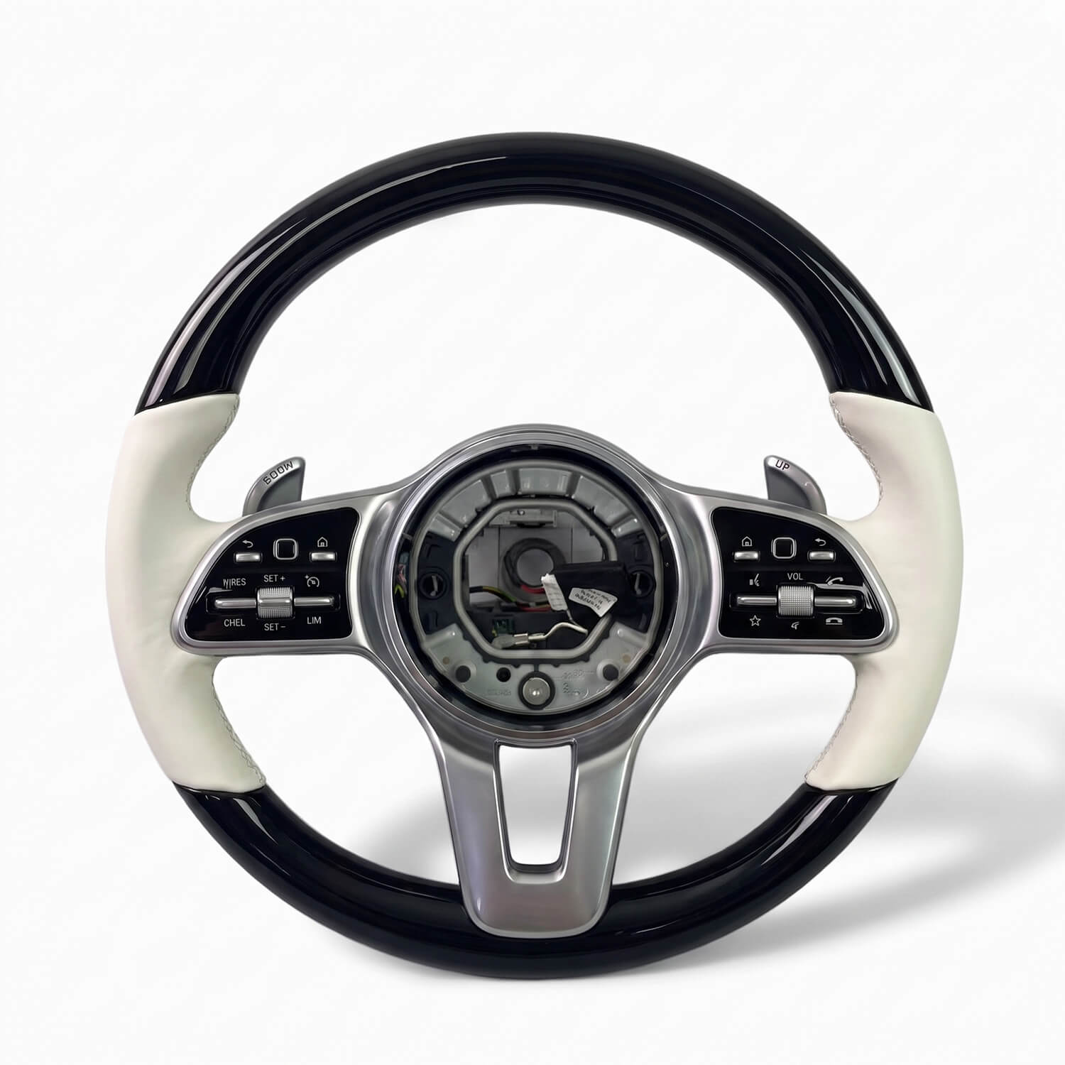 ALLPOWER Performance – Карбонов спортен волан с премиум кожа за Mercedes-Benz