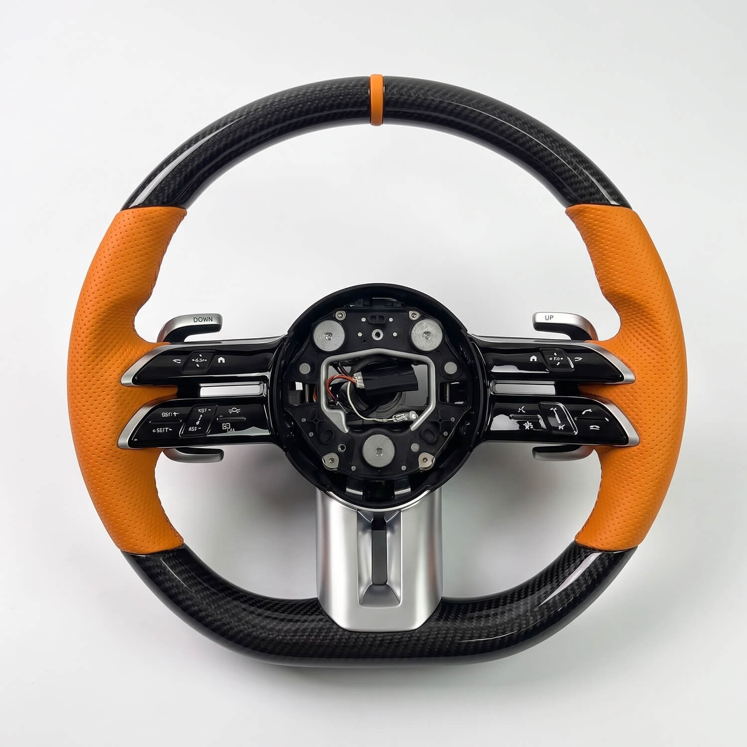 ALLPOWER Racing Custom – Персонализиран карбонов спортен волан с премиум кожа